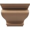 Ekena Millwork 5"W x 10"D x 5"H Wide Scroll Rough Cedar Woodgrain TimberThane Corbel, Primed Tan CORUR05X10X05SCRRCPR - alternate 2